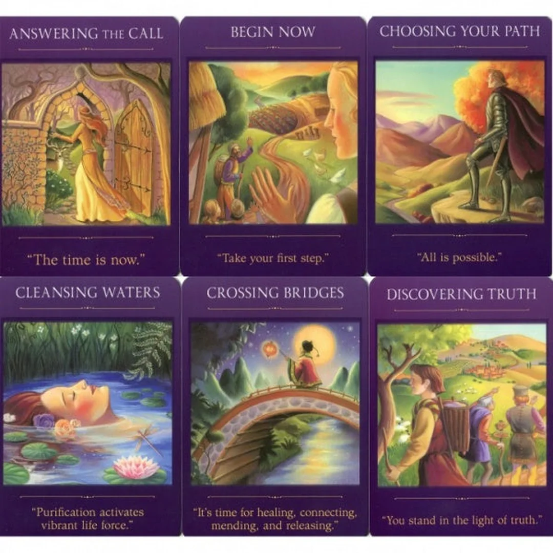 sacred traveler oracle cards bộ bài đầy đủ và hộp guidebook