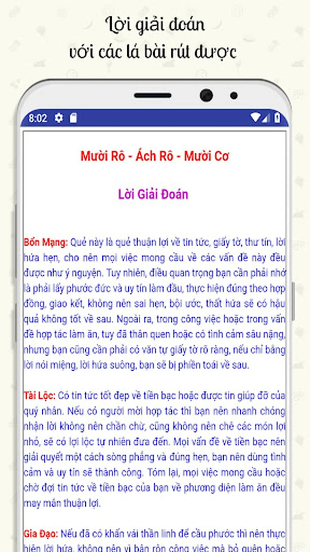 sai lầm khi xem bói bài cửu huyền thất tổ