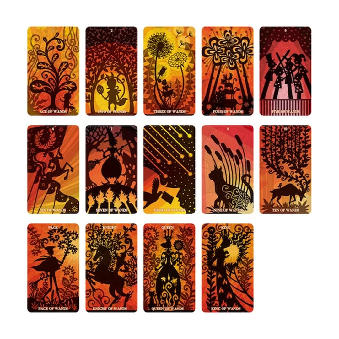 silhouette tarot deck bản Silhouettes Tarot 3rd Edition