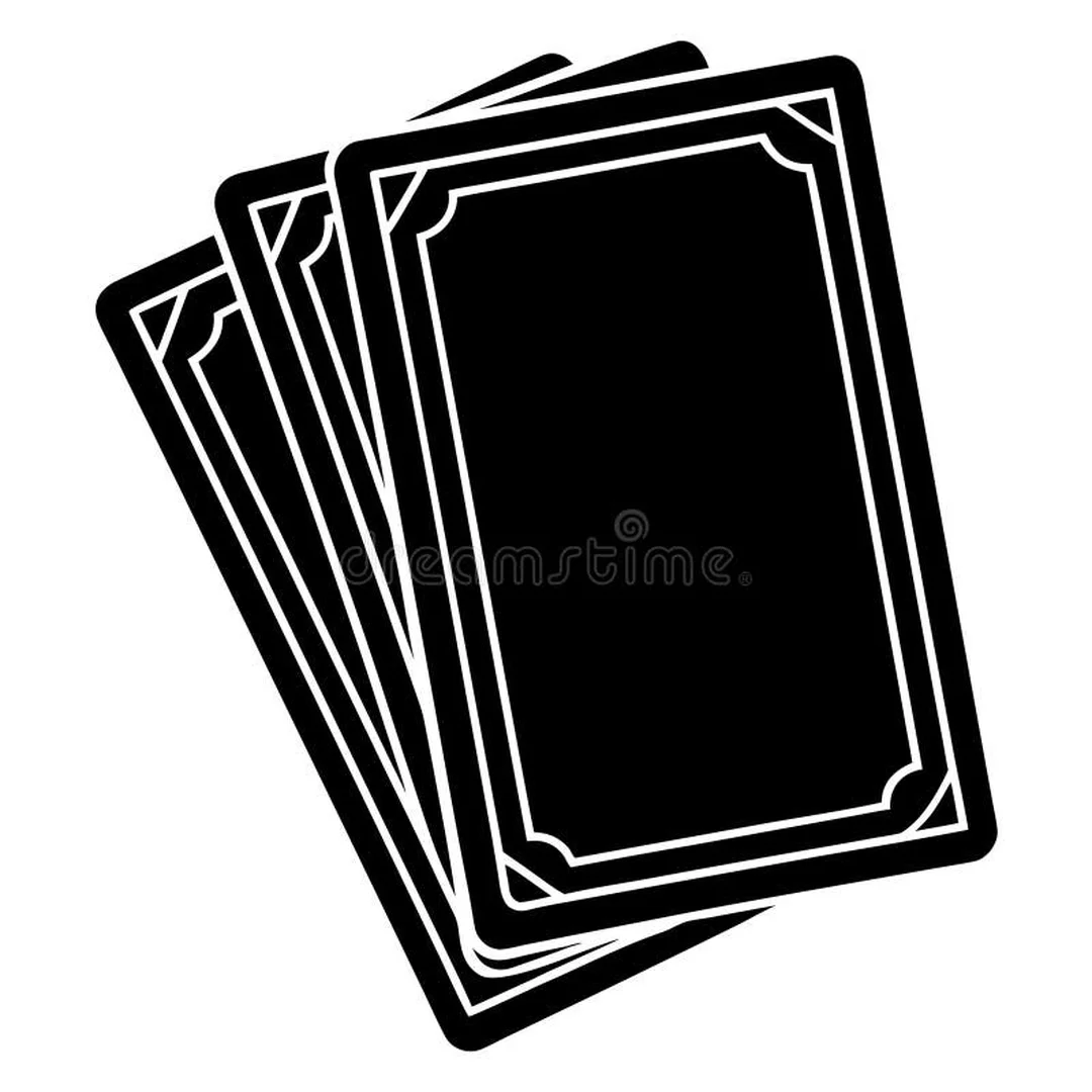 silhouette tarot deck phong cách bóng đen huyền bí