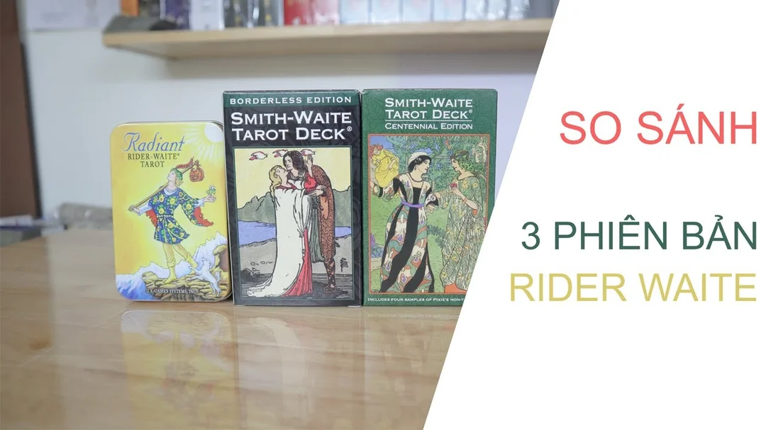 So sánh các phiên bản Rider Waite cho người mới học Tarot