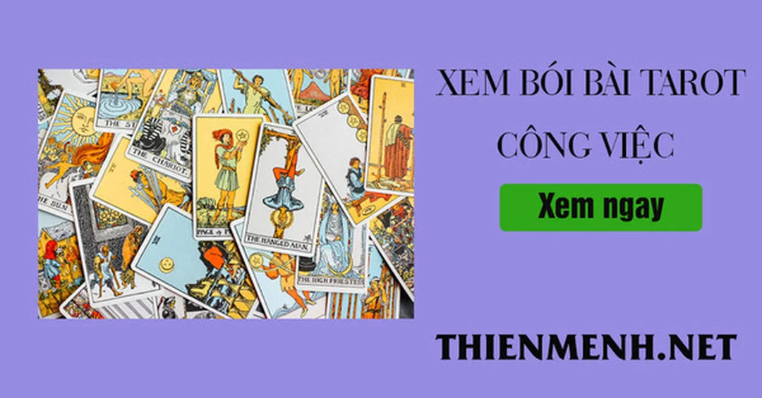tarot công việc với hình minh họa xem bài sự nghiệp