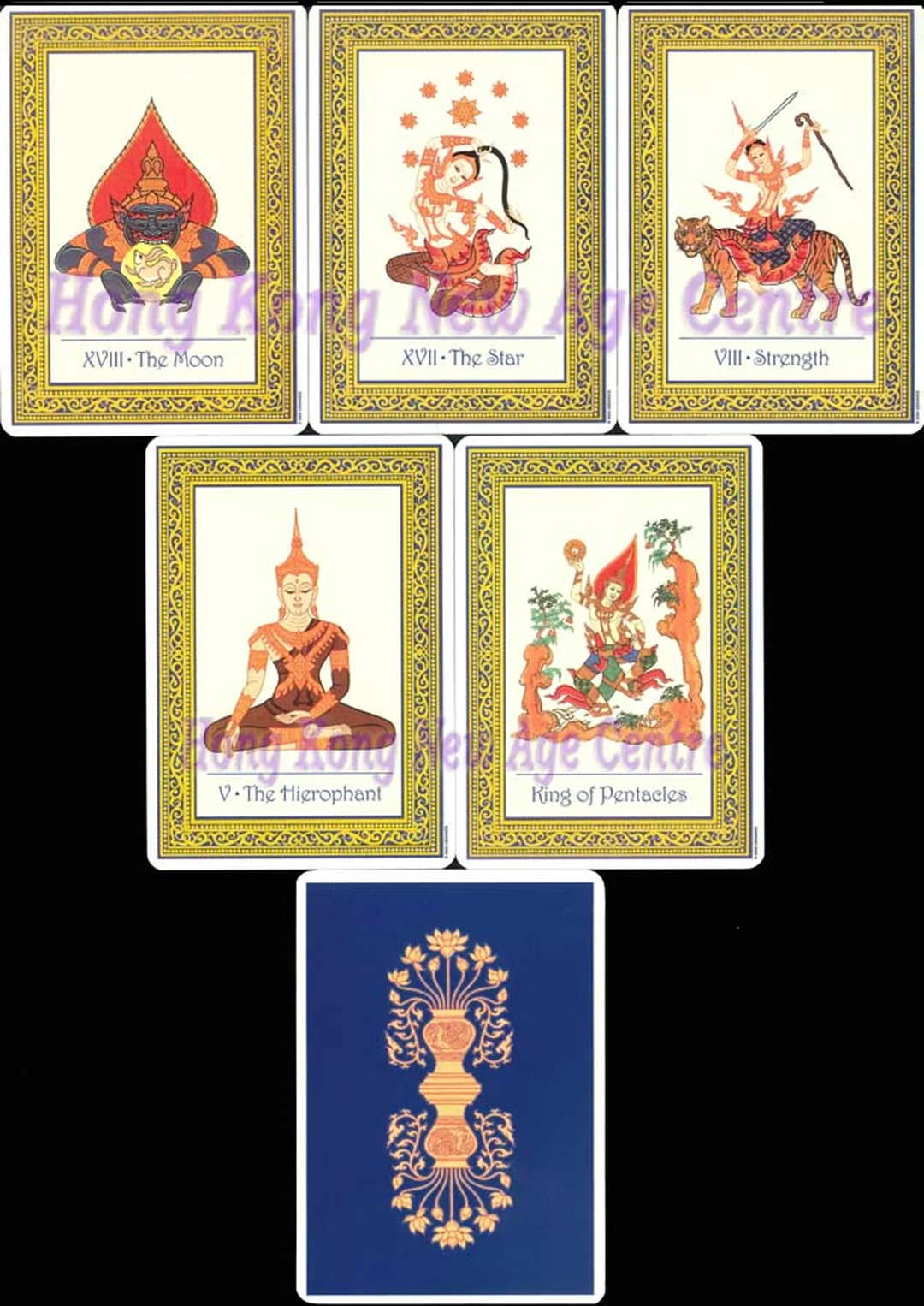 thai tarot deck lá bài Royal Thai Tarot minh họa văn hóa Thái