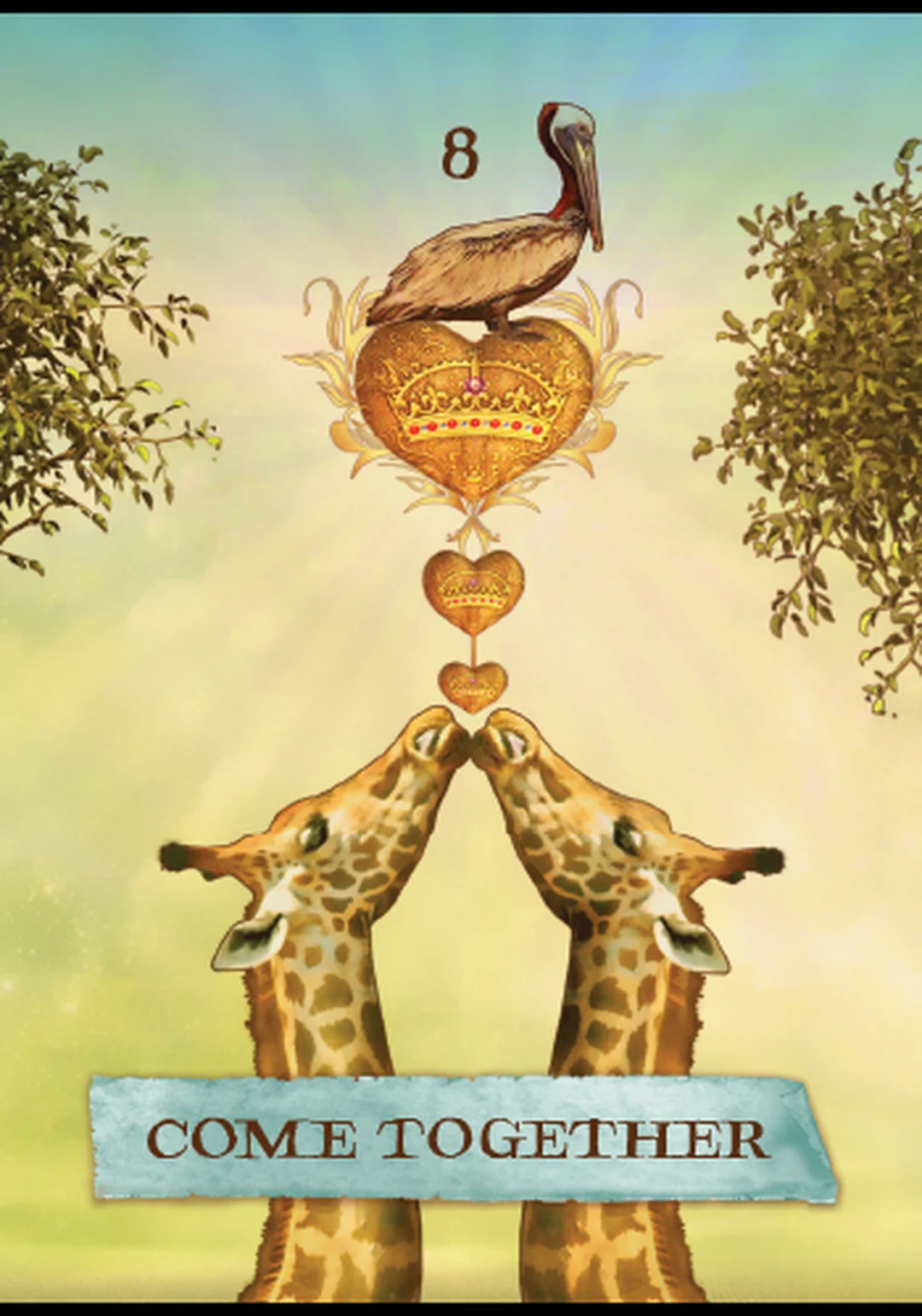 the enchanted map oracle cards lá bài mẫu Golden Palace