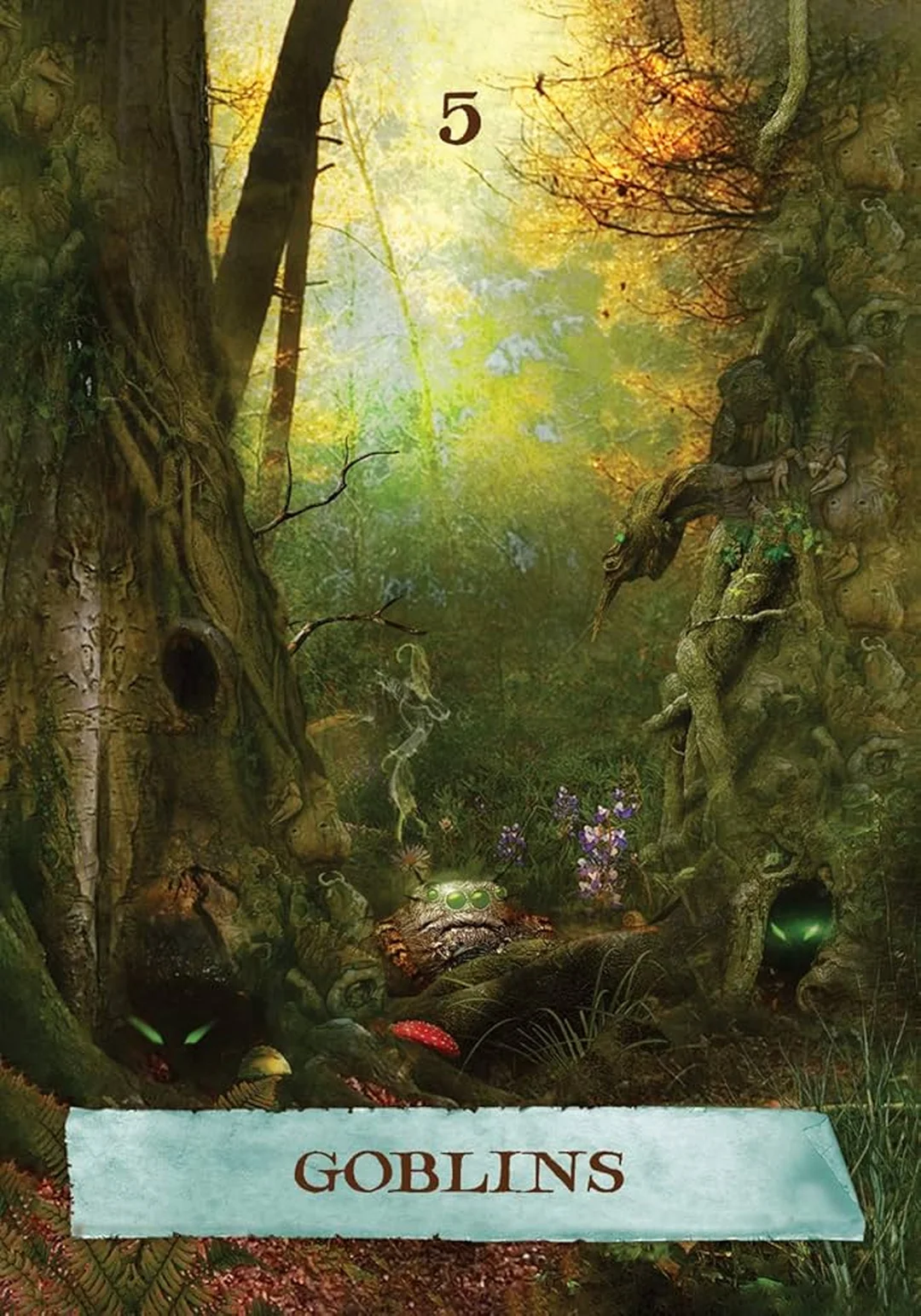 the enchanted map oracle cards mặt hộp và lá bài oracle