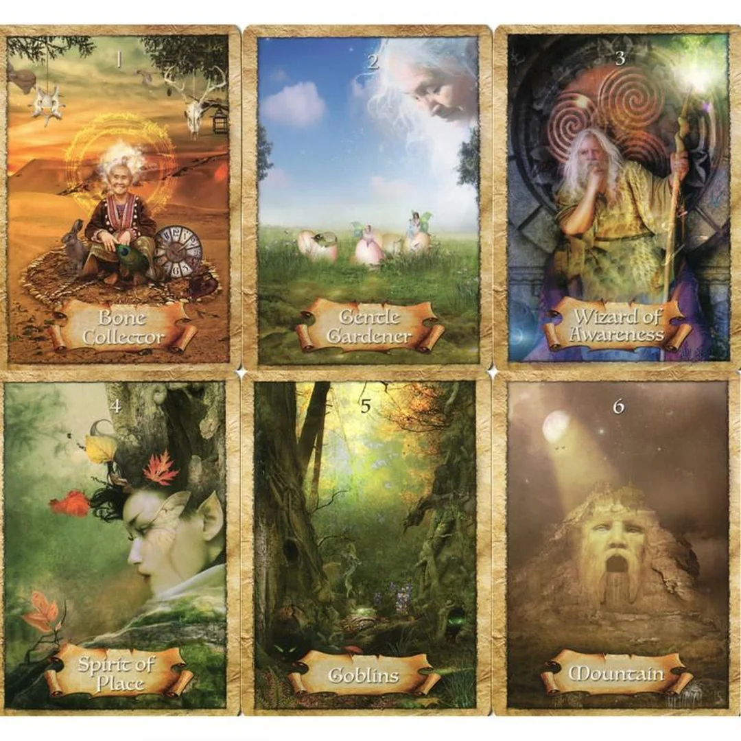 the enchanted map oracle cards trải lá minh họa guidebook