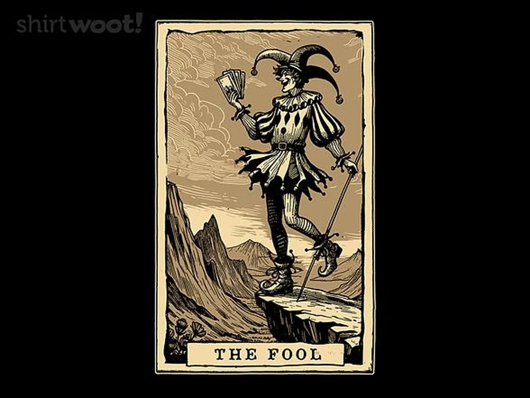 the fool tarot minh họa nhân vật bước vào hành trình mới