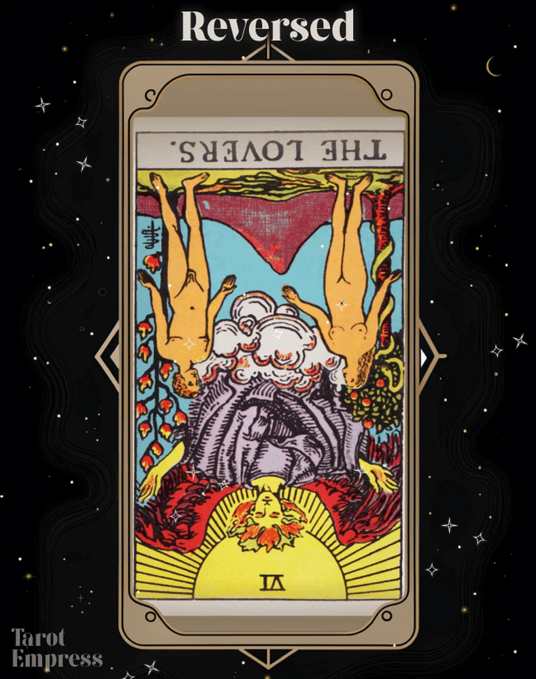 the lovers tarot ngược và bài học về lệch giá trị the lovers tarot ngược và bài học về lệch giá trị