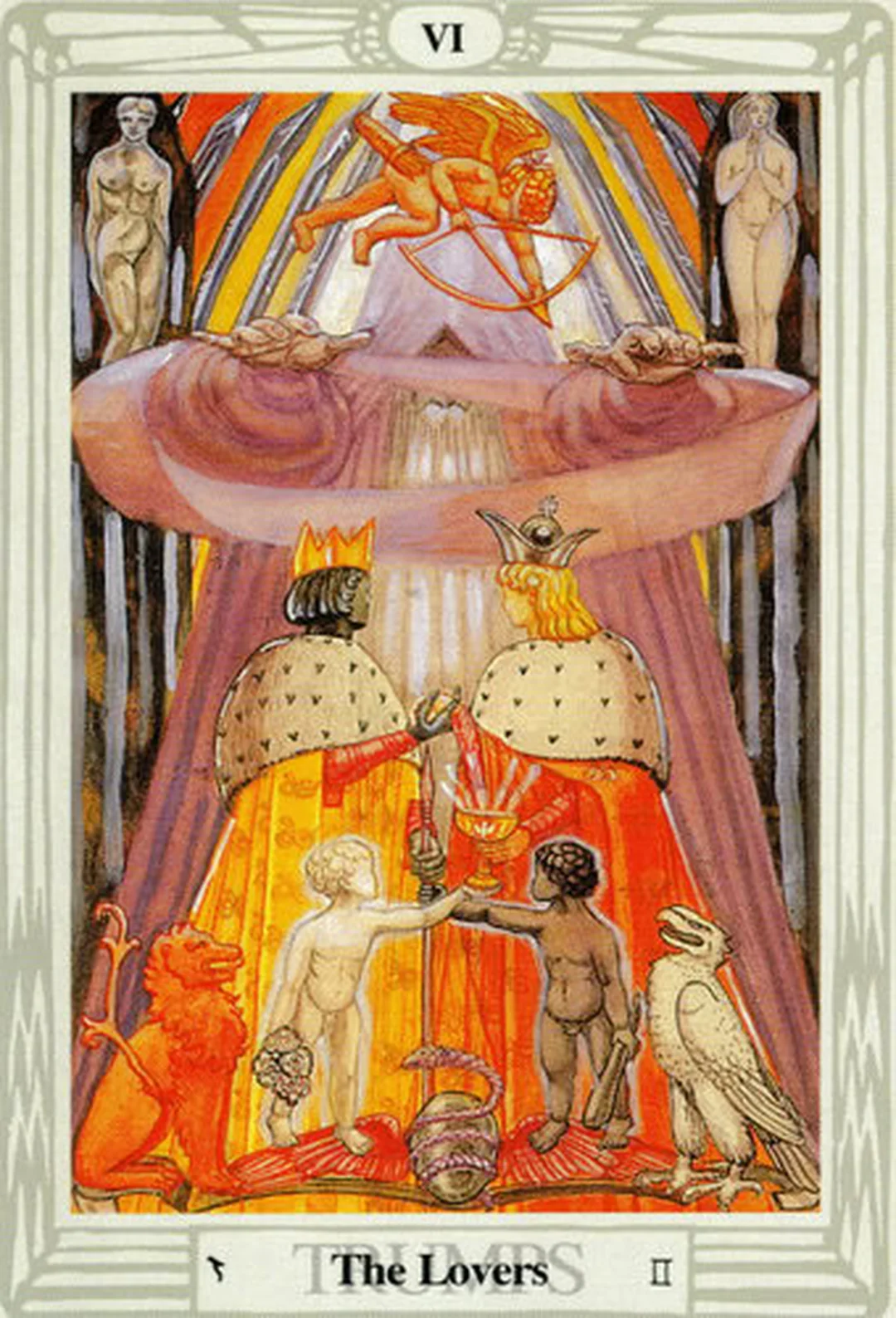 the lovers tarot trong bộ Thoth và cách nhìn biểu tượng the lovers tarot trong bộ Thoth và cách nhìn biểu tượng