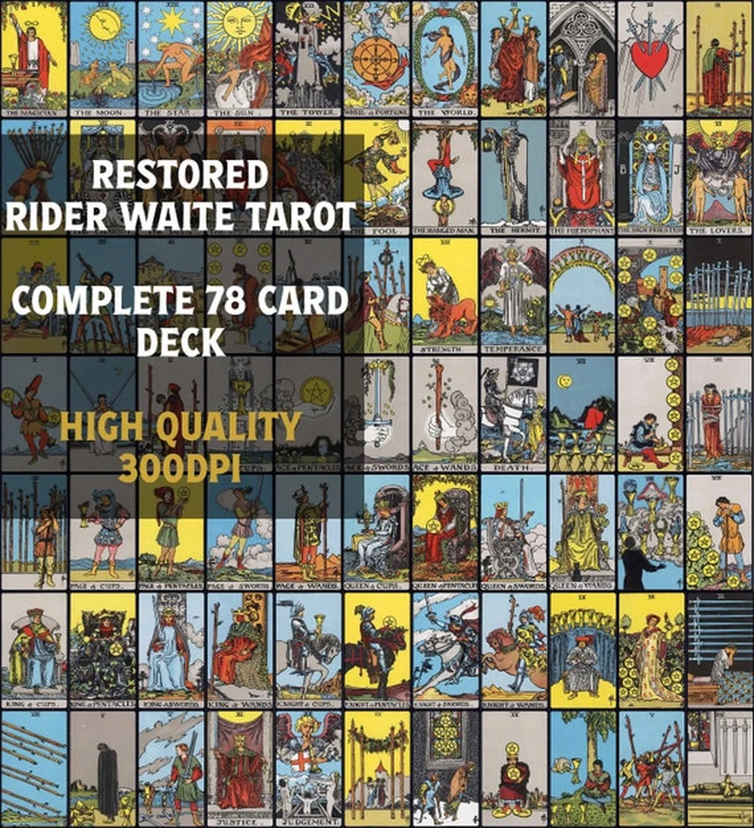 the rider waite tarot deck dùng luyện trải bài hằng ngày
