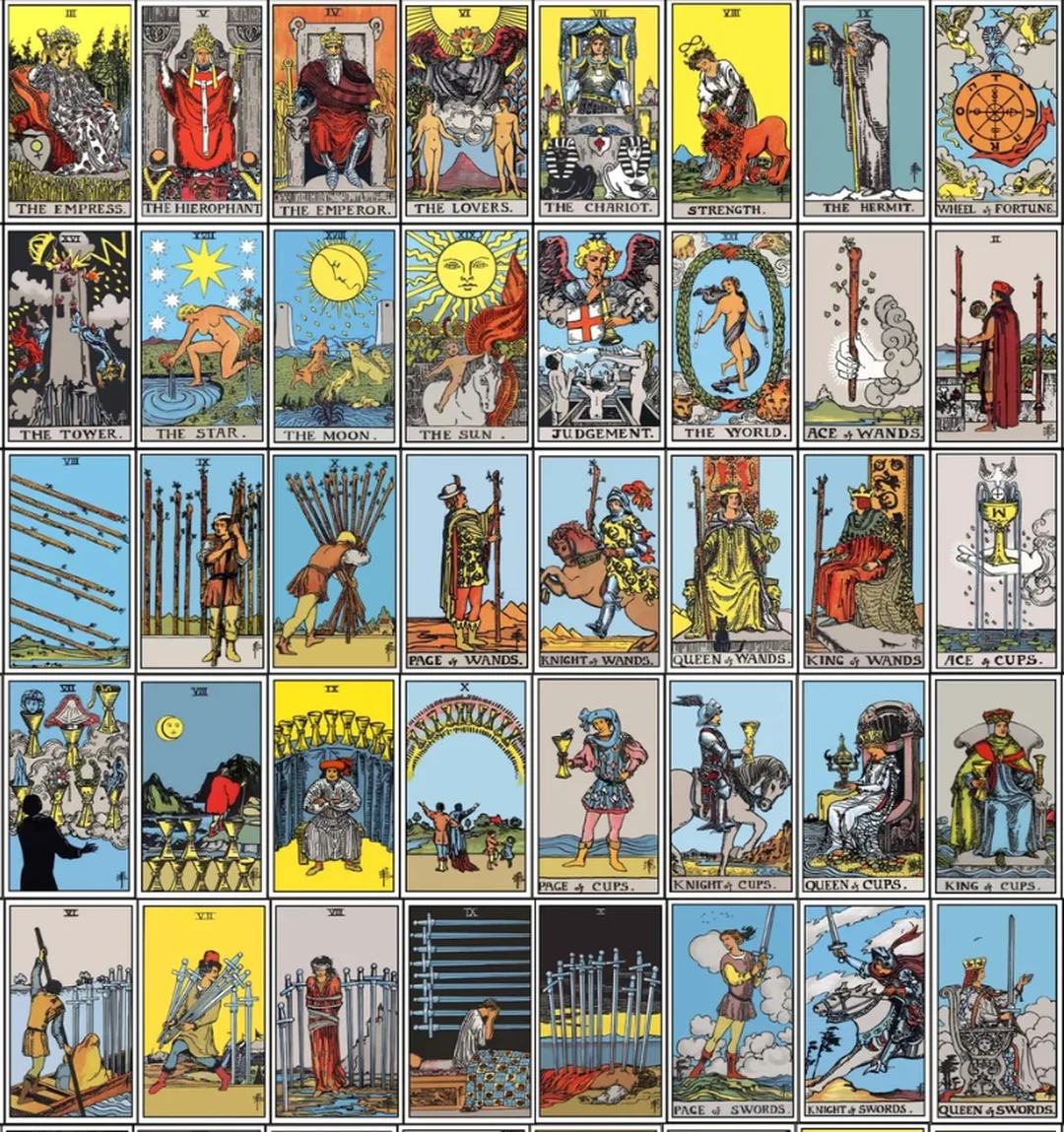 the rider waite tarot deck với biểu tượng cổ điển dễ học