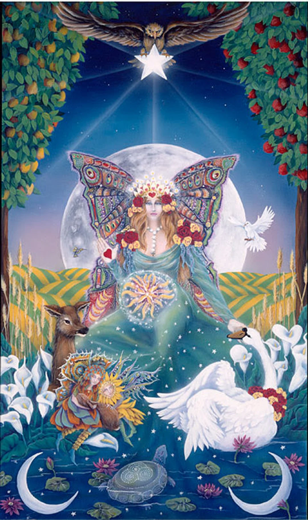the star tarot deck lá bài phong cách vũ trụ và biểu tượng