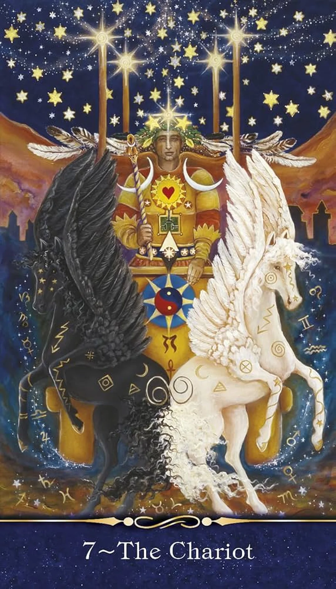 the star tarot deck minh họa các lá bài nhiều màu sắc