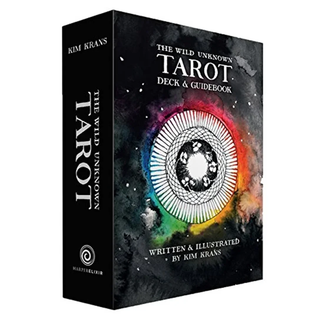 the wild unknown tarot bìa sách và hộp bài Kim Krans