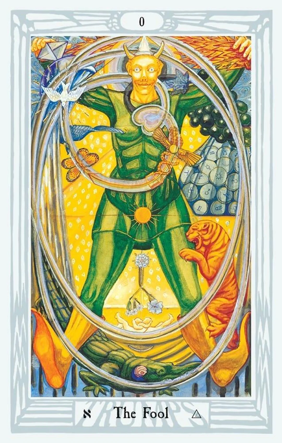 thoth tarot deck bản nhỏ u s games cho trải bài hằng ngày