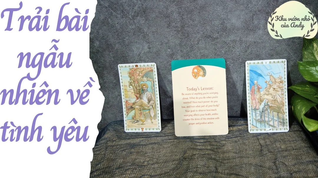 Trải bài ngẫu nhiên về tình yêu chọn một tụ bài Tarot