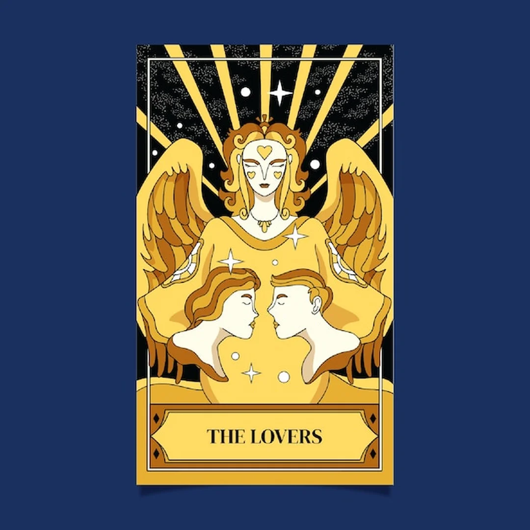 vẽ bài tarot với minh họa lá bài thủ công