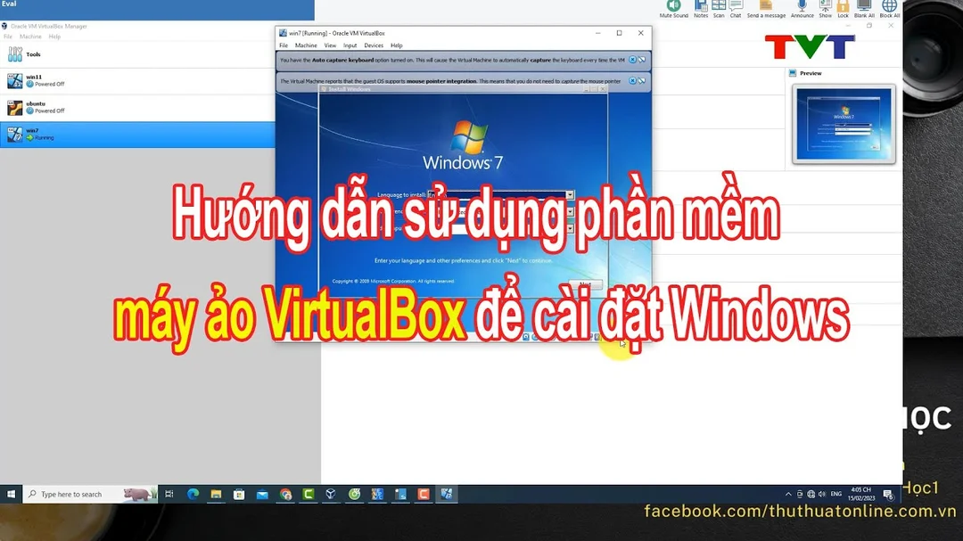 Video hướng dẫn cài đặt và sử dụng máy ảo VirtualBox