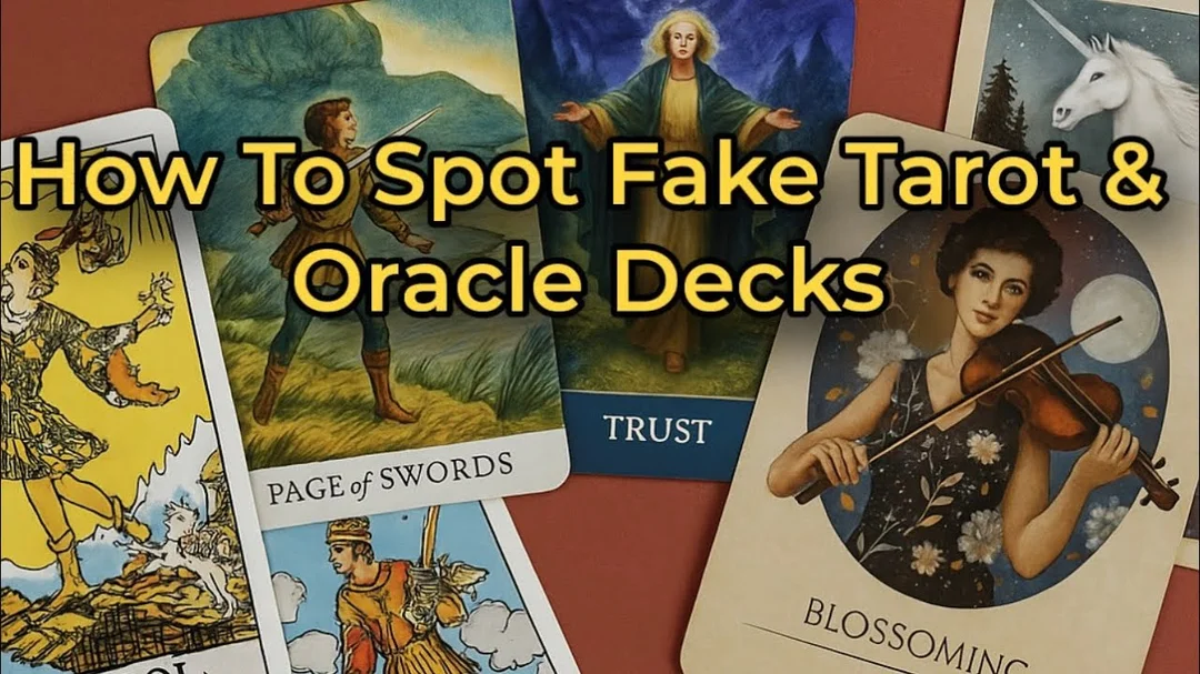 Video hướng dẫn nhận biết bộ bài Tarot giả và Oracle giả