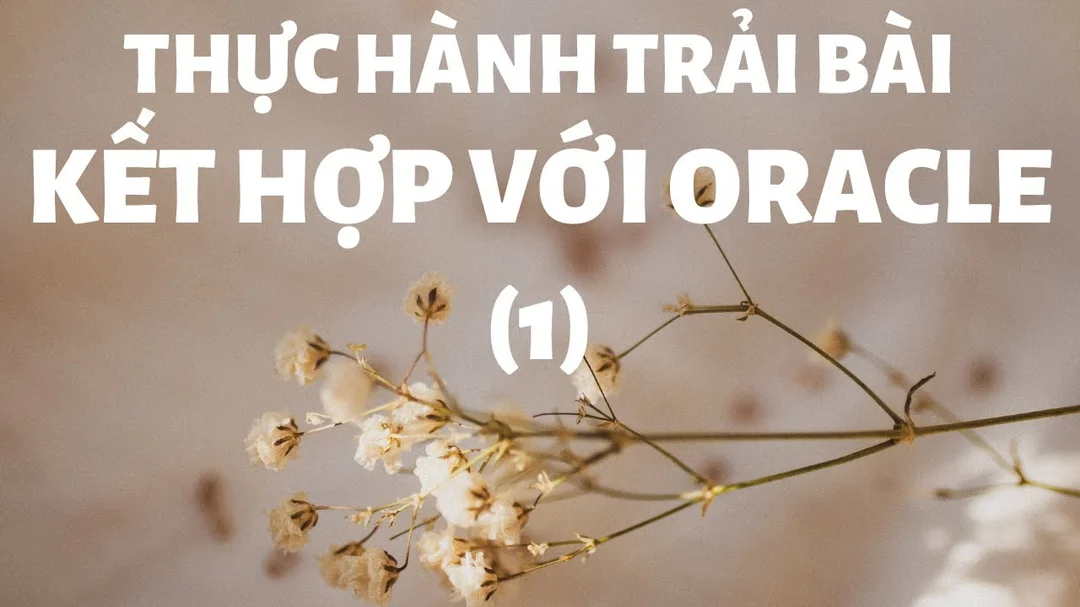 Video hướng dẫn thực hành trải bài kết hợp Oracle