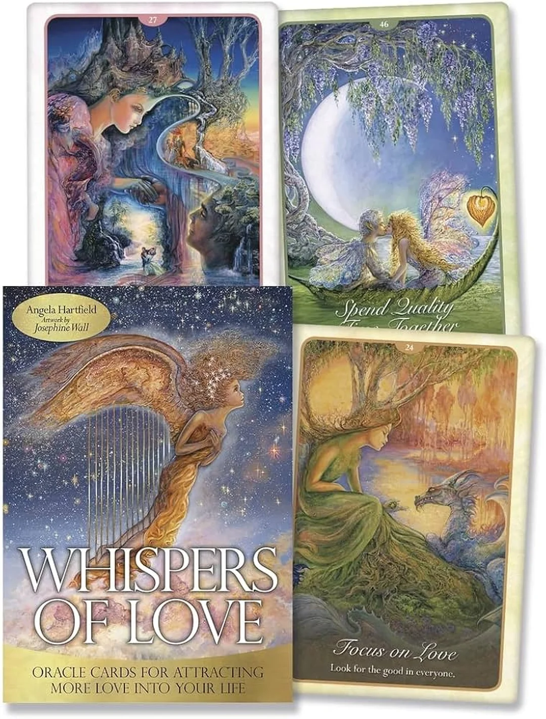 whispers of love oracle cards hộp bài chính hãng