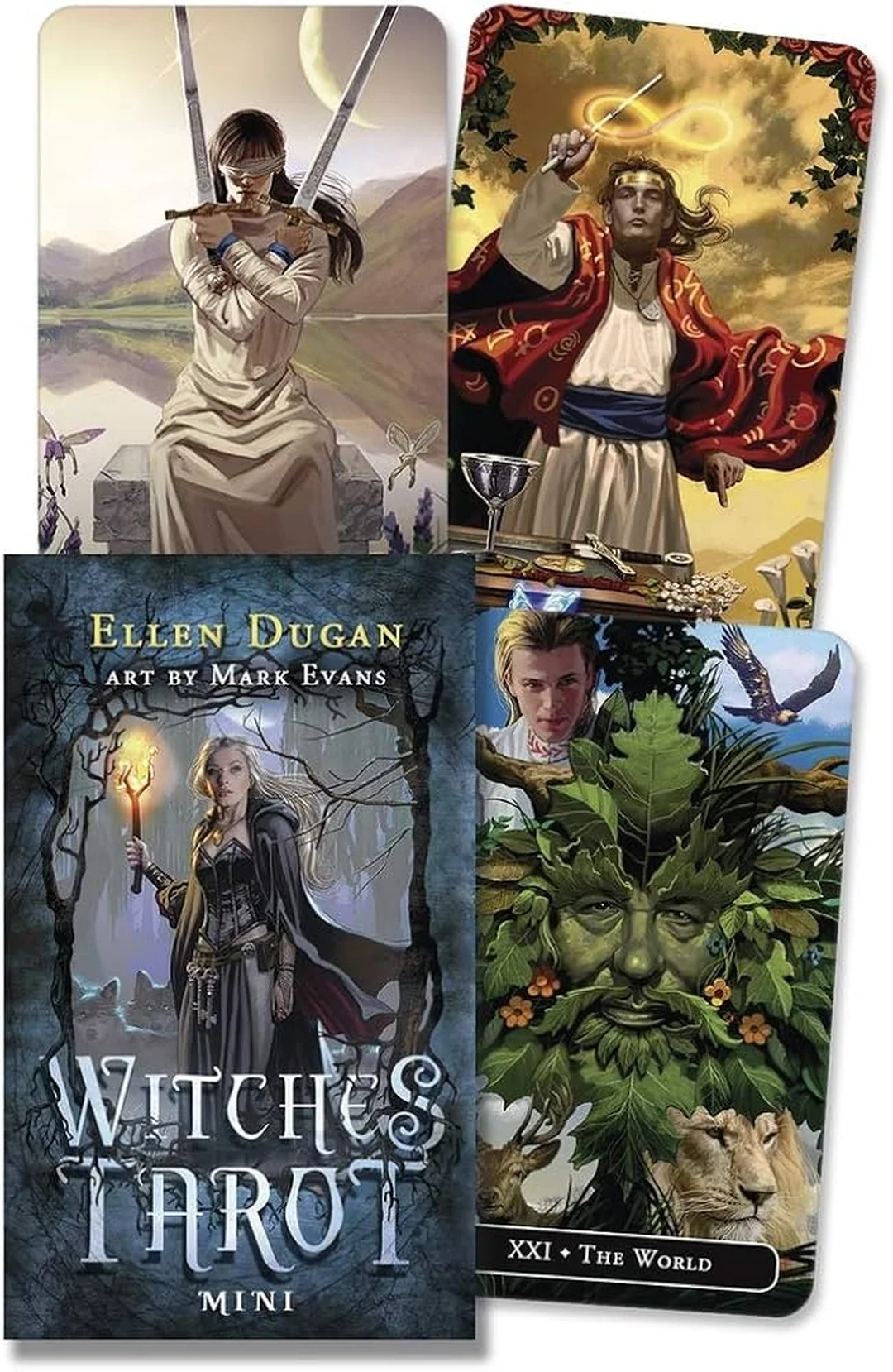 witches tarot deck với minh họa các lá bài Rider-Waite-Smith biến thể