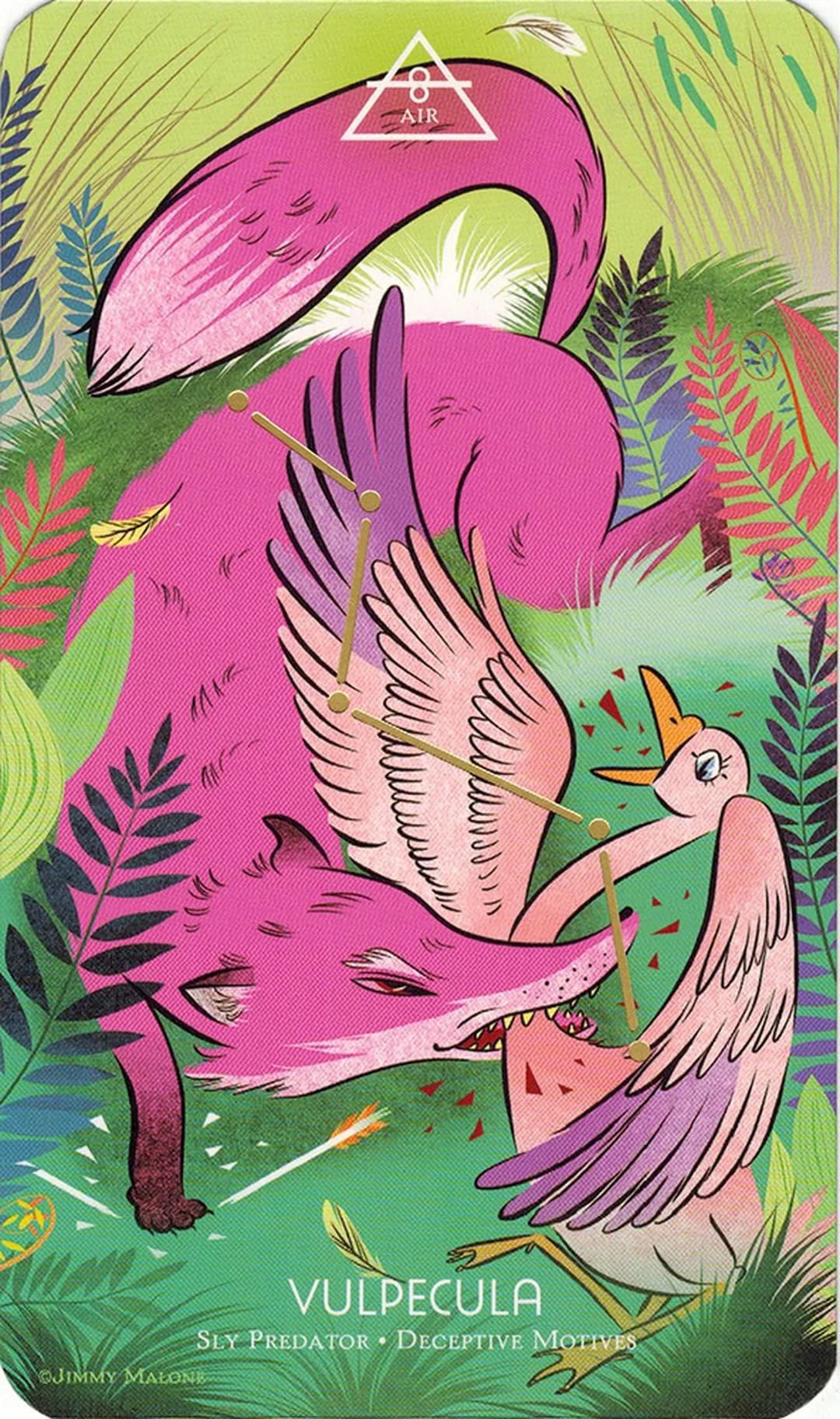 ý nghĩa lá bài eight of swords trong bộ Cosmos Tarot