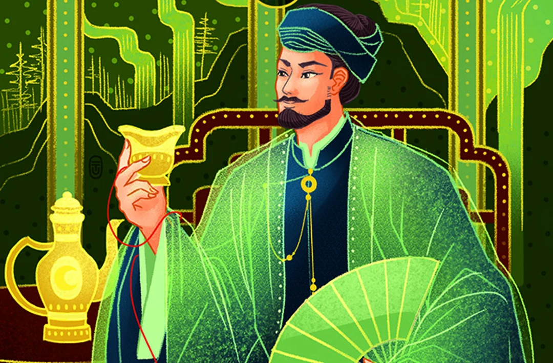 King of Cups trong hệ thống Court Card bộ Cups ý nghĩa lá bài king of cups trong bộ Tarot cổ điển