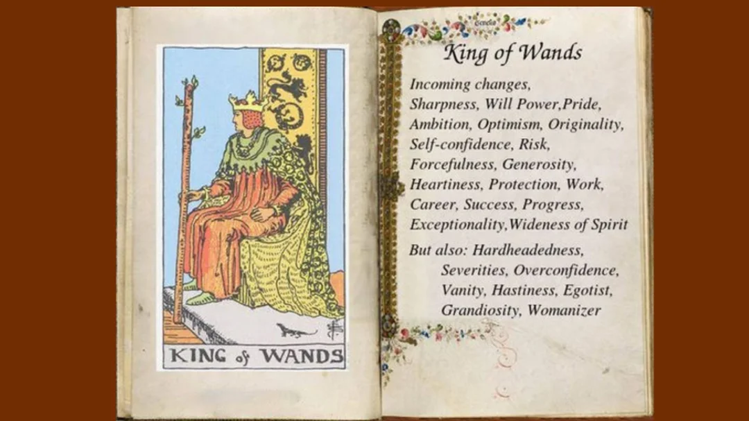 ý nghĩa lá bài king of wands trong bộ Rider Waite Smith