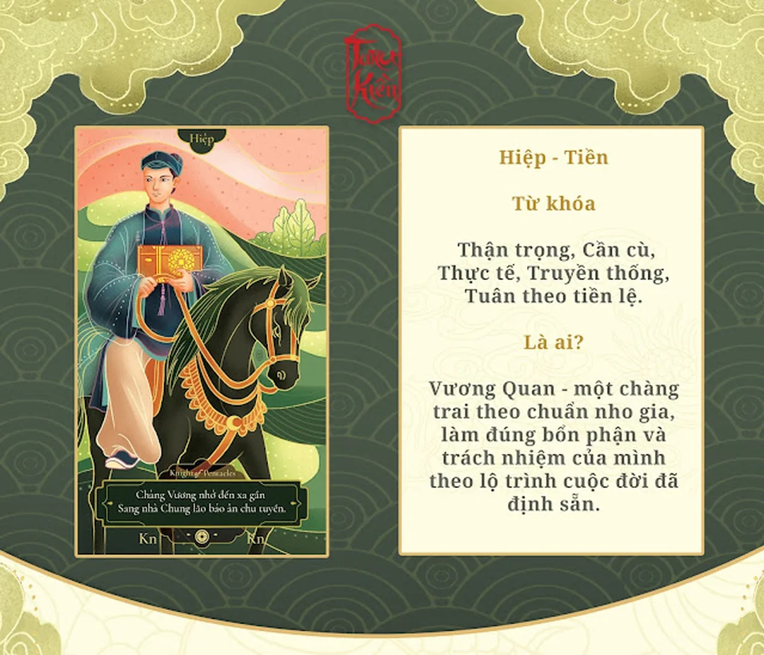 Biểu tượng Knight of Pentacles trong Tarot ý nghĩa lá bài knight of pentacles qua hình tượng kỵ sĩ đứng yên