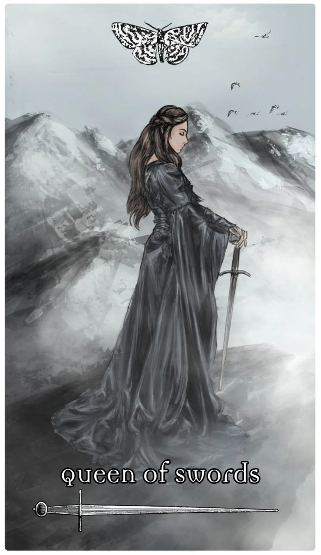 ý nghĩa lá bài queen of swords trong tình yêu và công việc