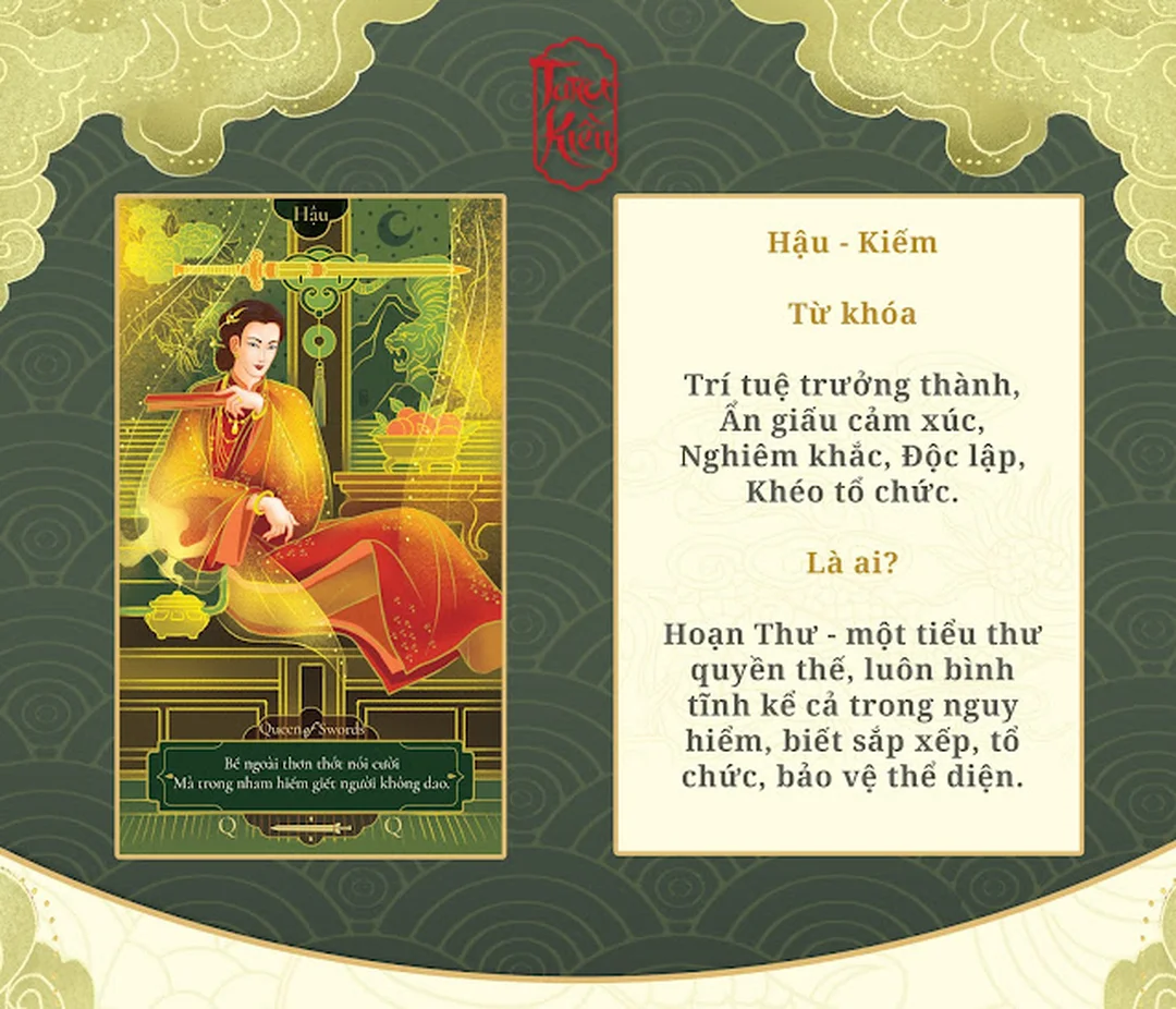 ý nghĩa lá bài queen of swords và lỗi thường gặp khi đọc bài