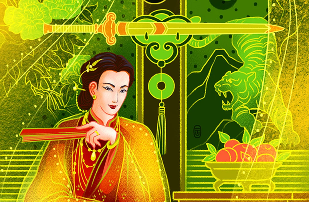 ý nghĩa lá bài queen of swords xuôi trong Tarot