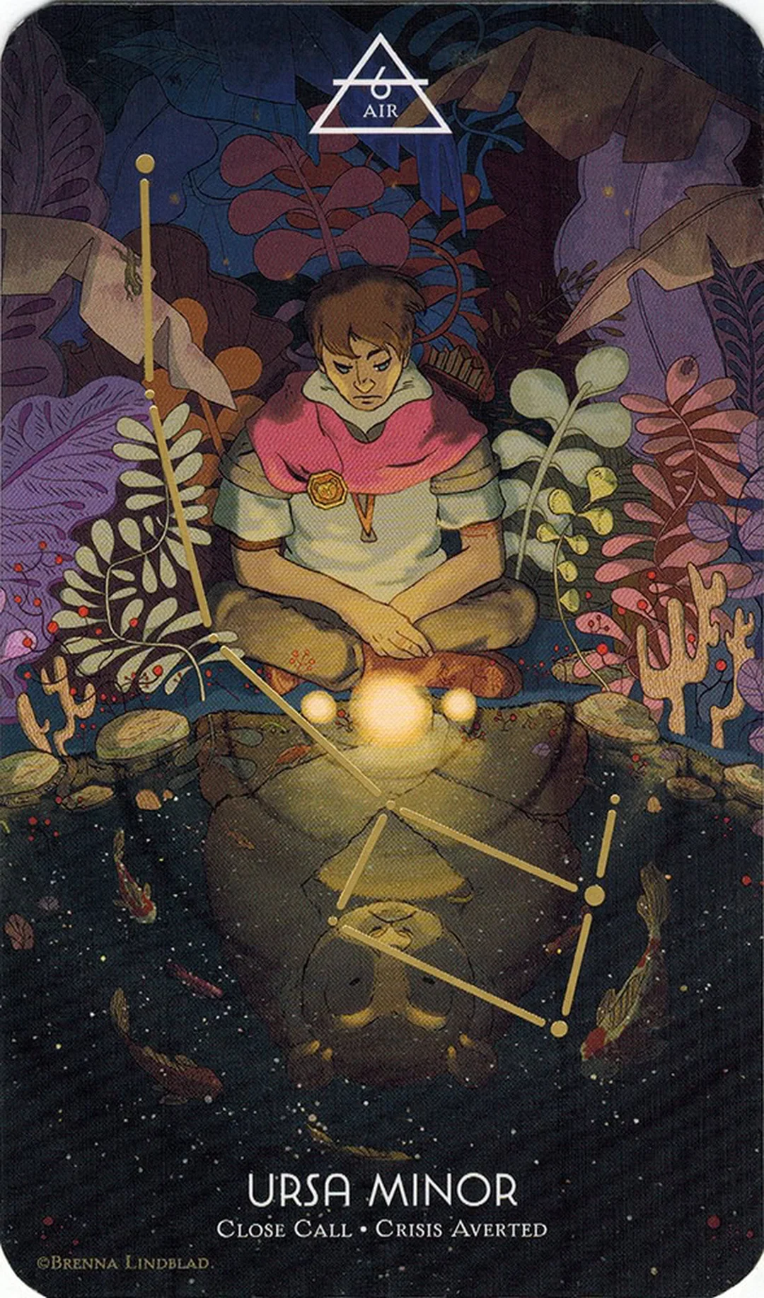 ý nghĩa lá bài six of swords trong bộ Cosmos Tarot