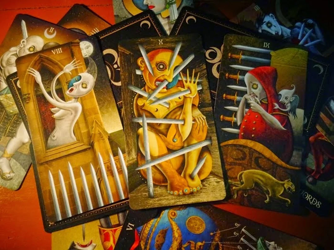 Ý nghĩa lá bài Three of Swords trong bộ Deviant Moon Tarot ý nghĩa lá bài three of swords trong bộ Deviant Moon Tarot